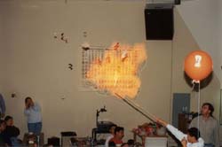 An exlpoding lecture!